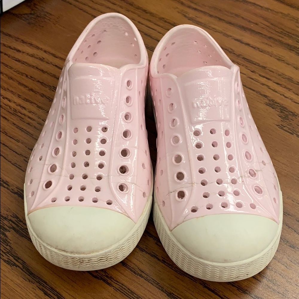 Light pink Native Shoes